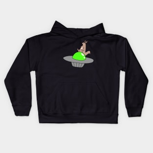 UFO Kangaroo Kids Hoodie